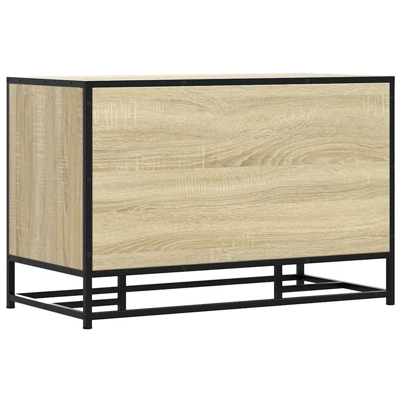 Casa si Gradina - Mobilier - Organizare si depozitare - Bancute - Banca pentru incaltaminte Stejar Sonoma, Lemn prelucrat si metal - Infinity.ro