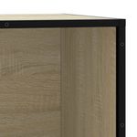 Casa si Gradina - Mobilier - Organizare si depozitare - Bancute - Banca pentru incaltaminte Stejar Sonoma, Lemn prelucrat si metal - Infinity.ro