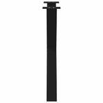 Casa si Gradina - Mobilier - Feronerie si accesorii mobila - Picioare pentru masa in forma de X, 2 buc Negru Otel, mărime 80x(72-73) cm (80 mm) - Infinity.ro