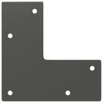Casa si Gradina - Mobilier - Feronerie si accesorii mobila - Picioare de masa in ac de par 4 buc Antracit 30 cm Otel masiv, model 2 rods - Infinity.ro