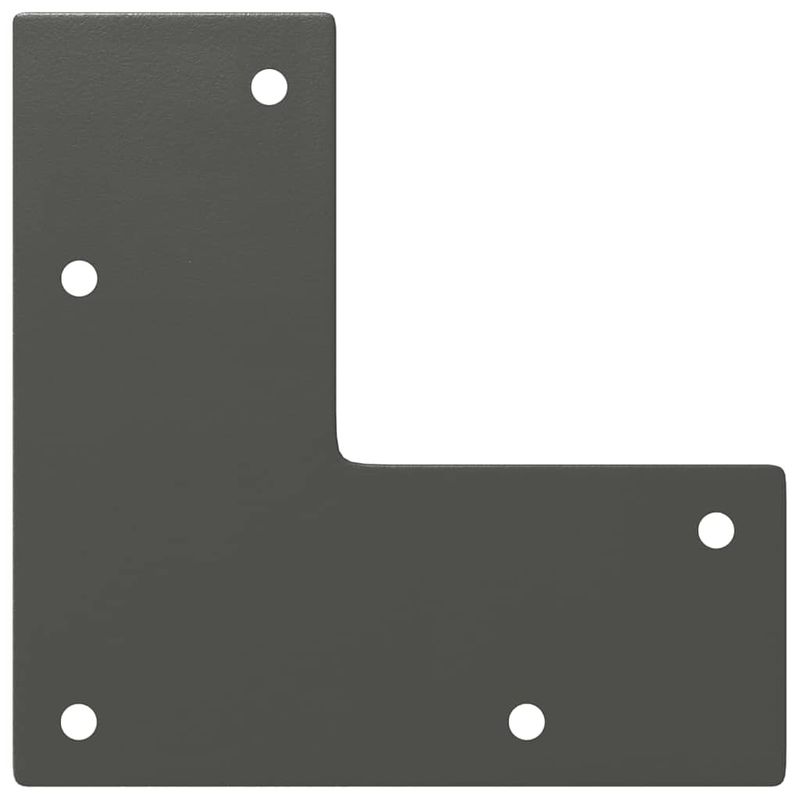 Casa si Gradina - Mobilier - Feronerie si accesorii mobila - Picioare de masa in ac de par 4 buc Antracit 30 cm Otel masiv, model 2 rods - Infinity.ro