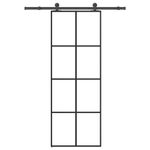 Casa si Gradina - Constructii - Usi interior, exterior si garaj - Usi interior - Usa glisanta cu set feronerie, 76x205 cm, sticla ESG/aluminiu - Infinity.ro