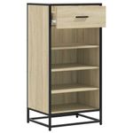 Casa si Gradina - Mobilier - Organizare si depozitare - Organizator incaltaminte - Suport pantofi Stejar Sonoma 48x38x97,5 cm Lemn prelucrat - Infinity.ro