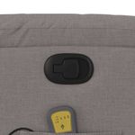 Ingrijire personala si Cosmetice - Sanatate si wellness - Articole wellness - Fotolii de masaj - Fotoliu de masaj rabatabil, gri taupe, material textil - Infinity.ro