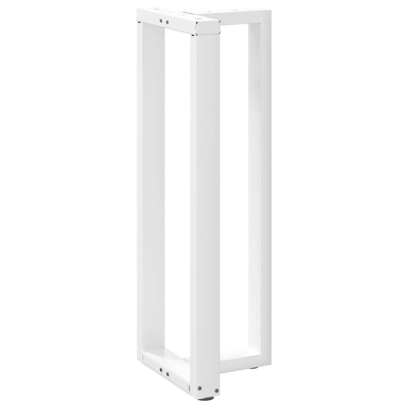 Casa si Gradina - Mobilier - Feronerie si accesorii mobila - Picioare pentru masa de bar in forma de T, 2 buc alb otel, mărime 40x35x(110-111) cm - Infinity.ro