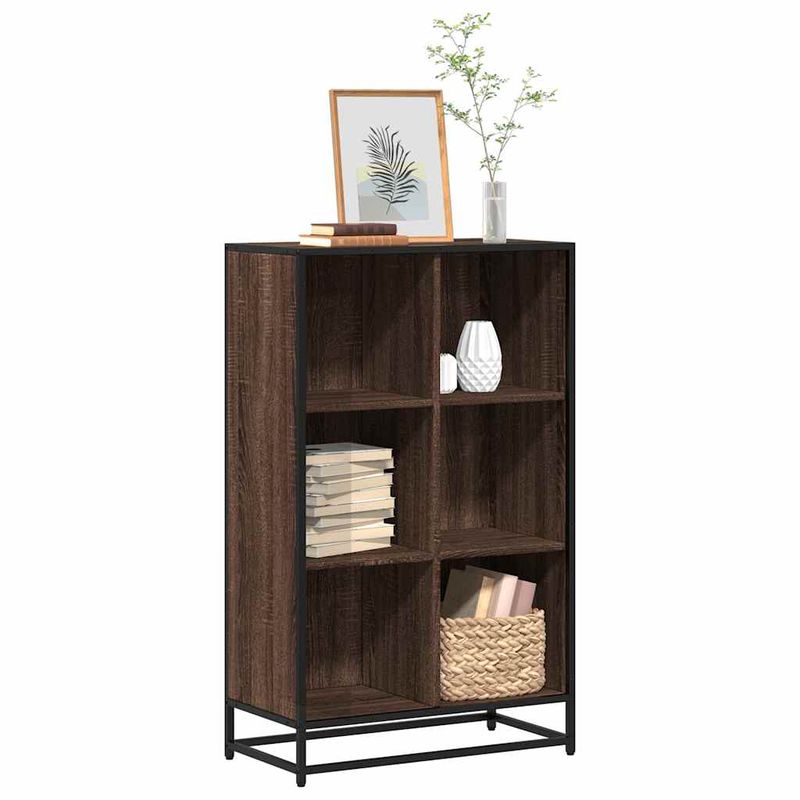 Casa si Gradina - Mobilier - Biblioteci si rafturi - Biblioteci - Biblioteca, stejar maro, 65,5x33x107,5 cm, lemn prelucrat - Infinity.ro