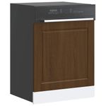 Electronice si Electrocasnice - Masini de spalat vase - Accesorii masini de spalat vase - Panou pentru masina de spalat vase stejar maro lemn prelucrat - Infinity.ro