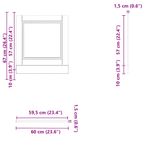 Electronice si Electrocasnice - Masini de spalat vase - Accesorii masini de spalat vase - Panou pentru masina de spalat vase stejar maro lemn prelucrat - Infinity.ro