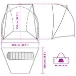 Sport si Outdoor - Camping - Corturi camping - Cort de pescuit maro rezistent la apa - Infinity.ro
