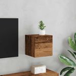 Casa si Gradina - Mobilier - Comode si corpuri - Comode - Dulap TV montaj pe perete, lemn vechi, 30,5x30x30 cm - Infinity.ro
