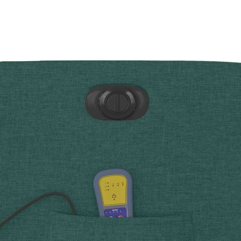 Ingrijire personala si Cosmetice - Sanatate si wellness - Articole wellness - Fotolii de masaj - Fotoliu electric masaj rabatabil / ridicare verde inchis textil - Infinity.ro