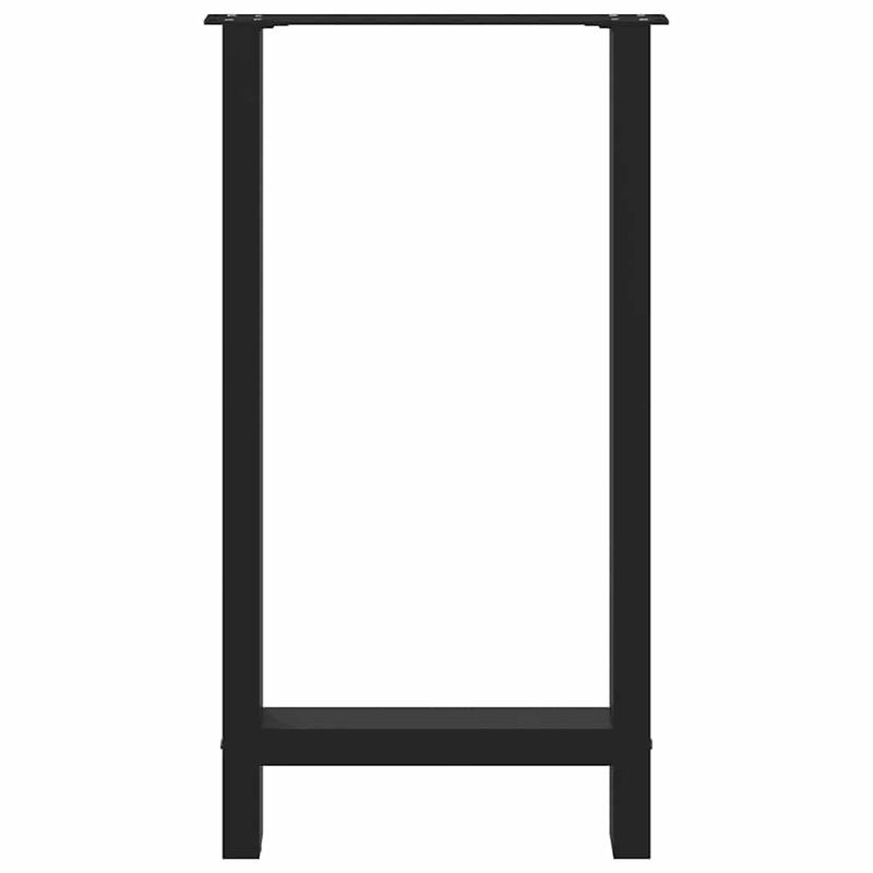 Casa si Gradina - Mobilier - Feronerie si accesorii mobila - Picioare masuta de cafea Negru 2 buc 40x(90-91) cm Otel - Infinity.ro