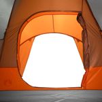 Sport si Outdoor - Camping - Corturi camping - Cort de familie cupola 6 persoane, gri/portocaliu, impermeabil - Infinity.ro