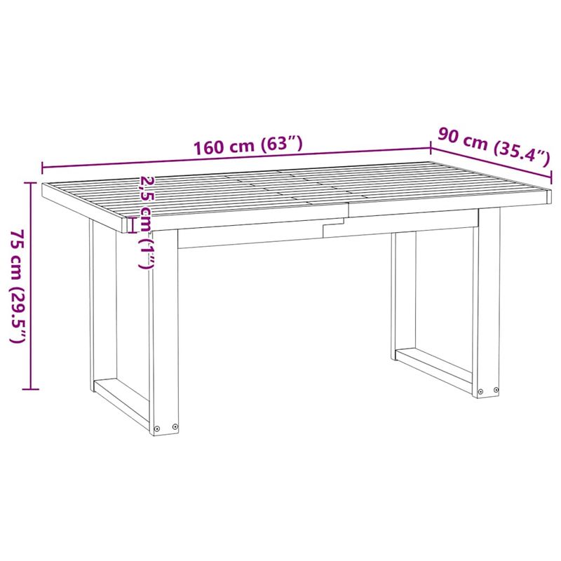 Casa si Gradina - Mobilier - Mese si birouri - Mese bucatarie si dining - Masa de sufragerie NOAIN picioare in forma X lemn masiv de pin - Infinity.ro