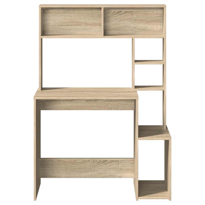 Casa si Gradina - Mobilier - Mese si birouri - Birouri - Birou cu rafturi, stejar sonoma, 100x45x140 cm, lemn compozit - Infinity.ro