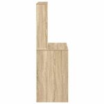Casa si Gradina - Mobilier - Mese si birouri - Birouri - Birou cu rafturi, stejar sonoma, 100x45x140 cm, lemn compozit - Infinity.ro