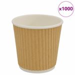 Casa si Gradina - Bucatarie si vesela - Cani si pahare - Cani si cesti - Cesti de cafea din hartie 1000 buc 4oz 100ml maro - Infinity.ro