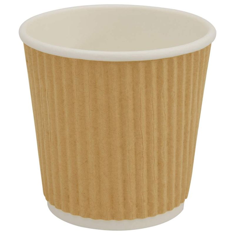 Casa si Gradina - Bucatarie si vesela - Cani si pahare - Cani si cesti - Cesti de cafea din hartie 1000 buc 4oz 100ml maro - Infinity.ro