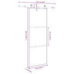 Casa si Gradina - Constructii - Usi interior, exterior si garaj - Usi interior - Usa glisanta cu set de feronerie sticla temperata si aluminiu - Infinity.ro