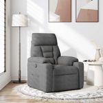 Casa si Gradina - Mobilier - Scaune si fotolii - Fotolii - Fotoliu rabatabil, gri inchis, microfibra - Infinity.ro