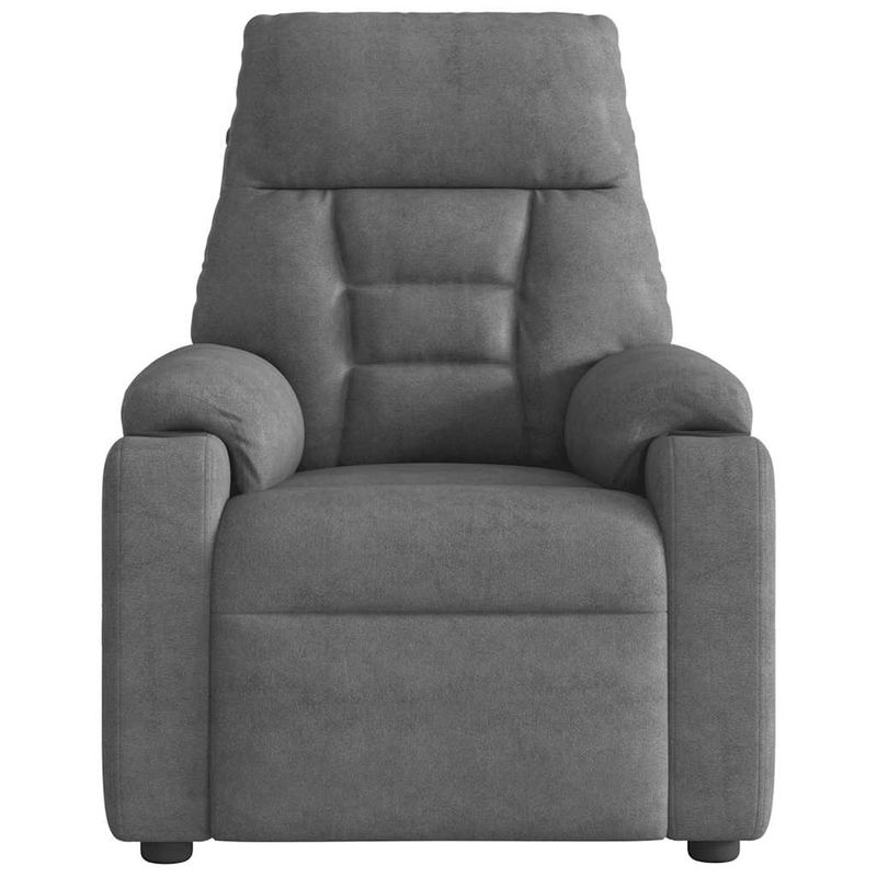 Casa si Gradina - Mobilier - Scaune si fotolii - Fotolii - Fotoliu rabatabil, gri inchis, microfibra - Infinity.ro