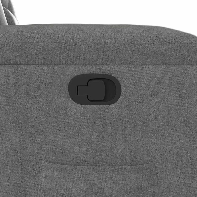 Casa si Gradina - Mobilier - Scaune si fotolii - Fotolii - Fotoliu rabatabil, gri inchis, microfibra - Infinity.ro