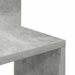 Casa si Gradina - Mobilier - Biblioteci si rafturi - Rafturi - Raft de perete pentru colt, gri beton, 32x32x127,5 cm, PAL - Infinity.ro