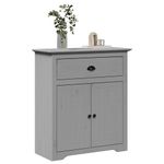 Casa si Gradina - Mobilier - Dulapuri si sifoniere - Dulapuri - Dulap de hol "BODO" gri 80x35x90 cm - Infinity.ro