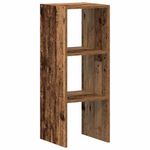Casa si Gradina - Mobilier - Biblioteci si rafturi - Biblioteci - Biblioteca stivuabila, lemn vechi 30x30x80 cm, lemn prelucrat - Infinity.ro