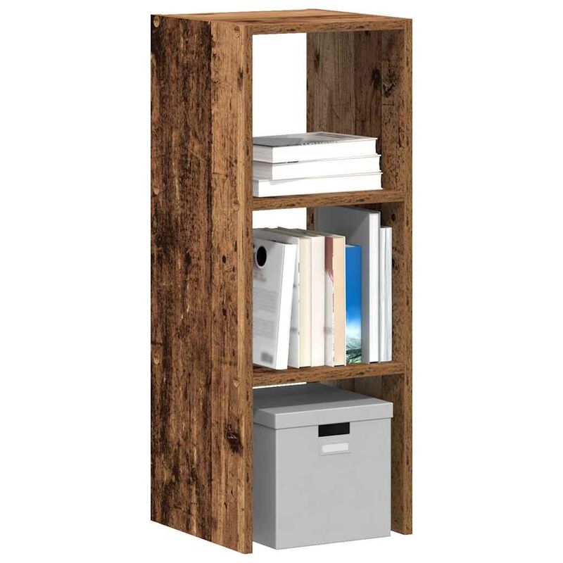 Casa si Gradina - Mobilier - Biblioteci si rafturi - Biblioteci - Biblioteca stivuabila, lemn vechi 30x30x80 cm, lemn prelucrat - Infinity.ro