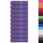 Casa si Gradina - Textile si covoare - Textile baie - Prosoape - Prosoape de baie 10 buc Violet 100x150 cm 360 g/m² 100% bumbac - Infinity.ro