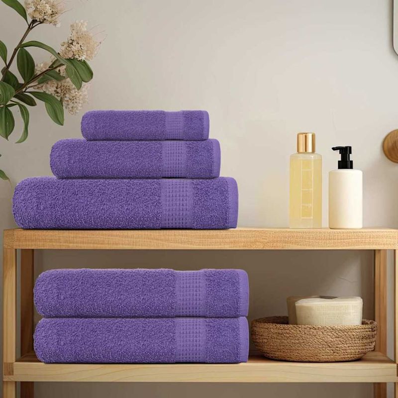 Casa si Gradina - Textile si covoare - Textile baie - Prosoape - Prosoape de baie 10 buc Violet 100x150 cm 360 g/m² 100% bumbac - Infinity.ro