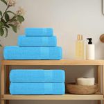 Casa si Gradina - Textile si covoare - Textile baie - Prosoape - Prosoape 10 buc turcoaz 100x200 cm 360 g/m² 100% bumbac - Infinity.ro