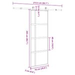 Casa si Gradina - Constructii - Usi interior, exterior si garaj - Usi garaj - Usa glisanta cu set de feronerie sticla temperata si aluminiu - Infinity.ro