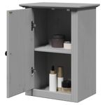 Casa si Gradina - Mobilier - Mobilier baie - Comode baie - Dulap de baie "BODO" gri 44x30x60 cm - Infinity.ro