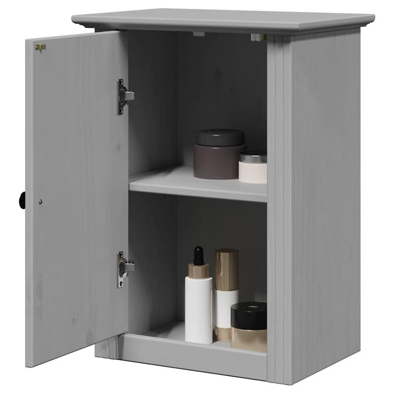 Casa si Gradina - Mobilier - Mobilier baie - Comode baie - Dulap de baie "BODO" gri 44x30x60 cm - Infinity.ro