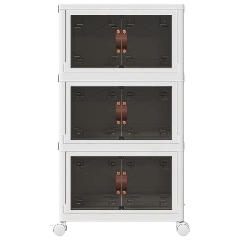 Casa si Gradina - Constructii - Depozitare, transport si protectie - Accesorii echipamente pentru transport si ridicat - Cutie de depozitare stivuita cu roti 28 L 48,5x29,5x86 cm - Infinity.ro
