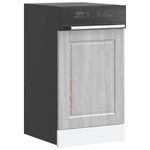 Electronice si Electrocasnice - Masini de spalat vase - Accesorii masini de spalat vase - Panou pentru masina de spalat vase gri Sonoma lemn prelucrat - Infinity.ro