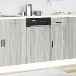 Electronice si Electrocasnice - Masini de spalat vase - Accesorii masini de spalat vase - Panou pentru masina de spalat vase gri Sonoma lemn prelucrat - Infinity.ro