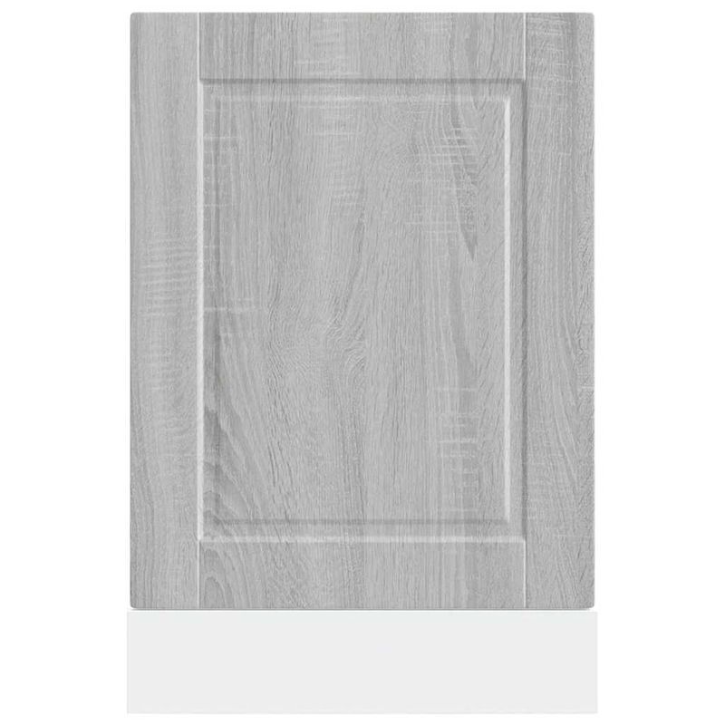 Electronice si Electrocasnice - Masini de spalat vase - Accesorii masini de spalat vase - Panou pentru masina de spalat vase gri Sonoma lemn prelucrat - Infinity.ro