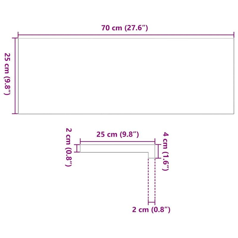 Casa si Gradina - Constructii - Scari si accesorii interioare - Accesorii scari interioare - Trepte scari 4 buc Stejar masiv netratat 70x25x2 cm - Infinity.ro