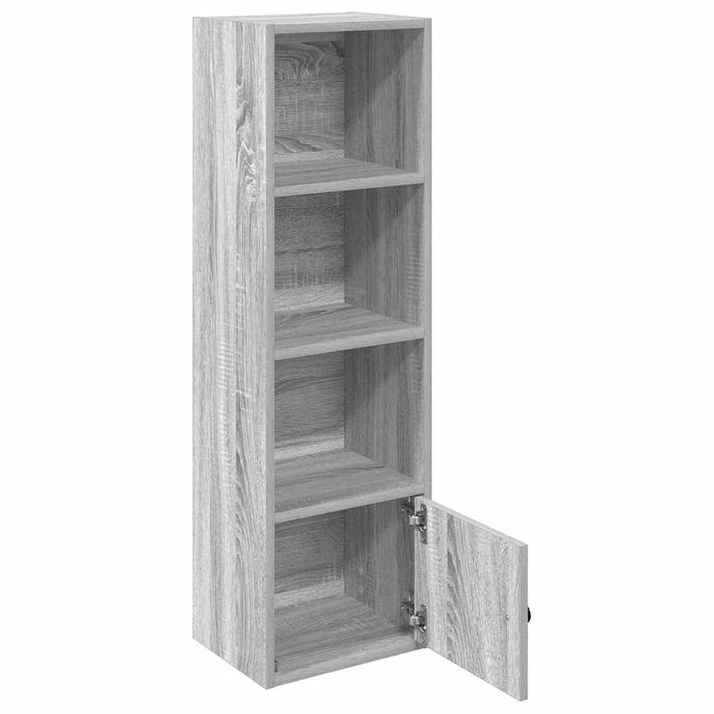Casa si Gradina - Mobilier - Biblioteci si rafturi - Biblioteci - Biblioteca, gri sonoma, 31x24x102 cm, lemn prelucrat - Infinity.ro