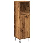 Casa si Gradina - Mobilier - Mobilier baie - Comode baie - Dulap de baie, lemn vechi, 30x30x100 cm, lemn prelucrat - Infinity.ro