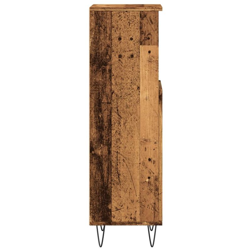 Casa si Gradina - Mobilier - Mobilier baie - Comode baie - Dulap de baie, lemn vechi, 30x30x100 cm, lemn prelucrat - Infinity.ro