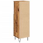 Casa si Gradina - Mobilier - Mobilier baie - Comode baie - Dulap de baie, lemn vechi, 30x30x100 cm, lemn prelucrat - Infinity.ro