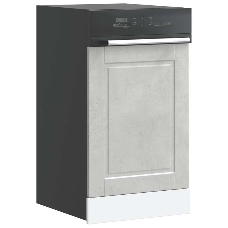 Electronice si Electrocasnice - Masini de spalat vase - Accesorii masini de spalat vase - Panou pentru masina de spalat vase beton gri lemn prelucrat - Infinity.ro