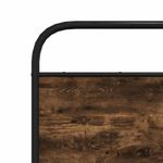 Casa si Gradina - Mobilier - Paturi si accesorii - Paturi - Cadru pat fara saltea stejar fumuriu 150x200 cm lemn prelucrat - Infinity.ro