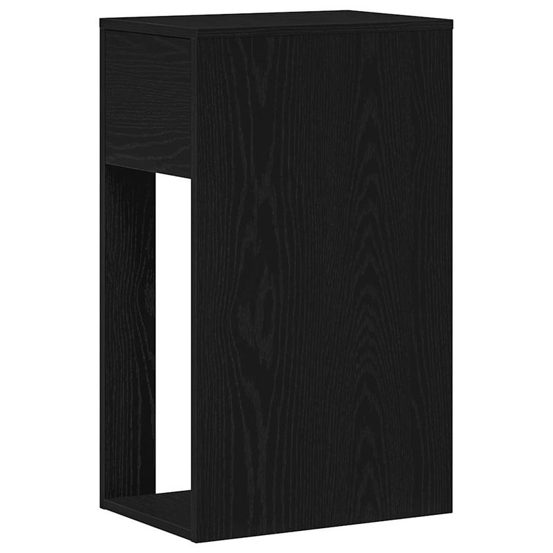 Casa si Gradina - Mobilier - Mese si birouri - Birouri - Suport turn pentru computer cu sertar negru 30x44x74 cm - Infinity.ro