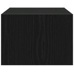 Casa si Gradina - Mobilier - Comode si corpuri - Comode - Dulap TV cu lumini LED Stejar negru 75x35,5x25 cm - Infinity.ro