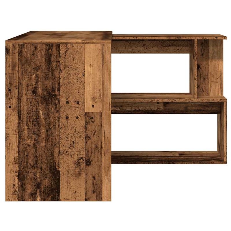 Casa si Gradina - Mobilier - Mese si birouri - Birouri - Birou de colt, lemn vechi, 200,5x50x76 cm, PAL - Infinity.ro